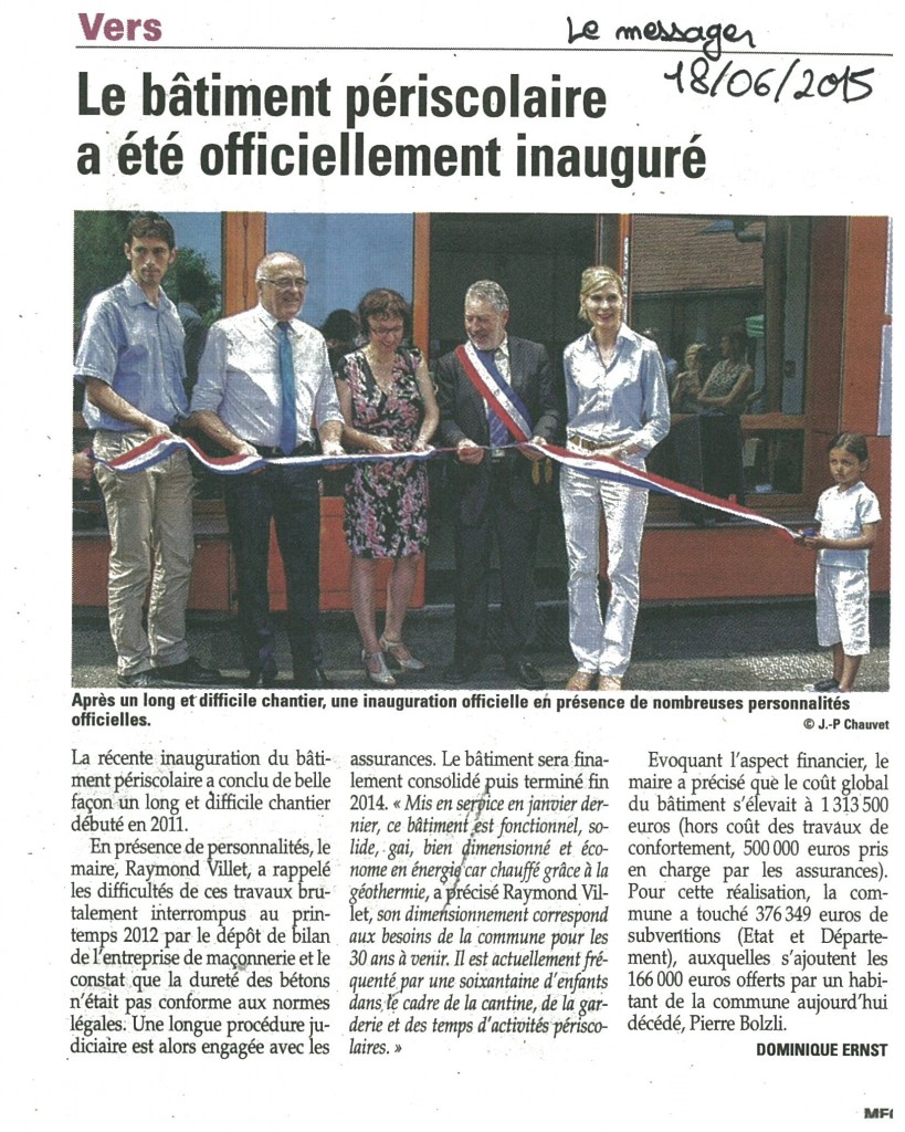 Vers ecole LM 18-06-15