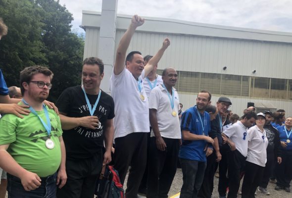 Annemasse / tournoi de pétanque organisé par LISA #SportAdapte