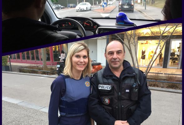 La député V. Duby-Muller en immersion avec les policiers pour défendre leur métier (DL)