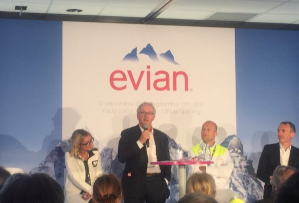 Inauguration de l’usine d’embouteillage des eaux d’Evian à Publier et du site de méthanisation Terragr’Eau à Vinzier