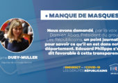Avec mes collègues du groupe LR nous avons demandé la mise en place d’un point journalier sur l’évolution des livraisons et répartitions de masques sur le territoire.