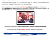 Visioconférence avec Bernard ACCOYER le jeudi 8 avril à 18h30 sur l’enjeu climatique et la politique énergétique française