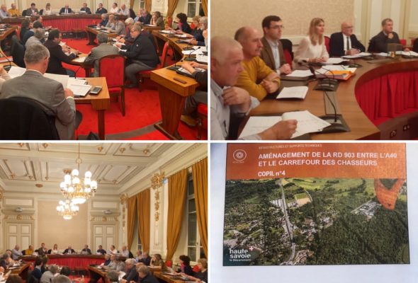 Annecy / réunions au conseil départemental