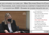 Questions à Delphine Ernotte, présidente de France Télévisions sur le traitement des infos et Culture prime