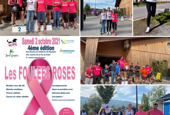 🎀 Saint-Cergues / participation aux Foulées roses