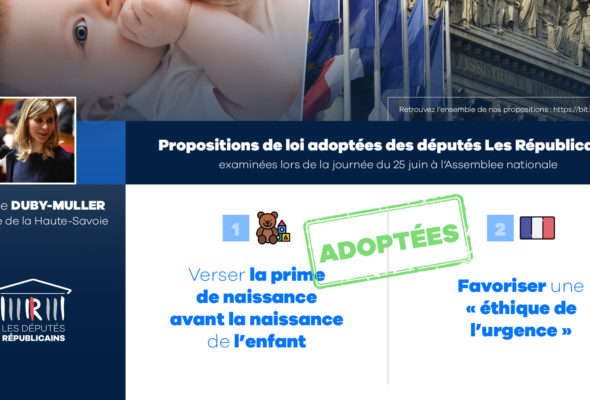Les Députés Les Républicains ont fait adopter deux propositions de loi de loi cette semaine #oppositionconstructive