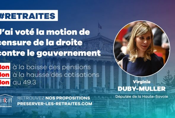 Vote de la Motion de censure du Gouvernement déposée par Les Républicains