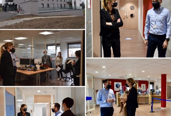 Annemasse / visite des nouveaux locaux de Pôle emploi