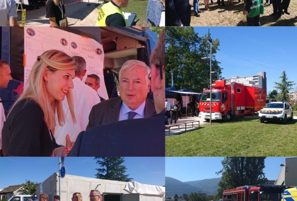 #exlemex 🇫🇷🇨🇭Exercice de sécurité civile visant à tester la coopération franco-suisse dans le Léman Express