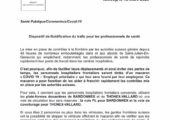 Communiqué de presse de la Préfecture relatif à la mise en œuvre de mesures visant à fluidifier les déplacements transfrontaliers des professionnels de santé.