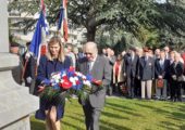 Gaillard / dépôt de gerbes dans le cadre du Congrès de l’Union fédérale des anciens combattants et victimes de guerre
