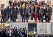 Accueil des Maires et élus à l’occasion du 102è Congrès des maires et cérémonie de ravivage de la flamme du soldat inconnu à l’Arc de Triomphe