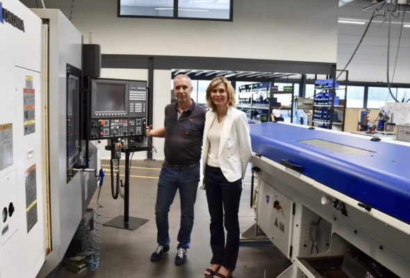 Vétraz-Monthoux / visite de l’entreprise Pinget-Premsal qui fête ses 60 ans d’existence