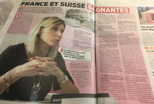 Interview dans LeMatin.ch sur le futur hôtel de police d’Annemasse
