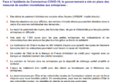 L’activité de votre entreprise est impactée par le Coronavirus COVID-19 / Brochure avec des fiches pratiques